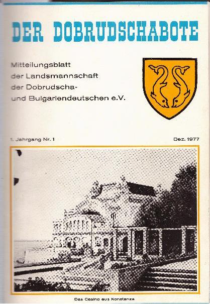 Titelbild des ersten Dobrudschaboten 1977